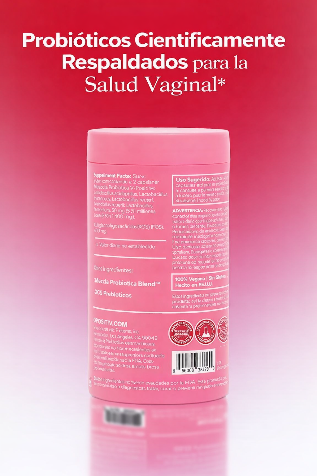 Probióticos Uro Vaginal Para Mujeres Ph