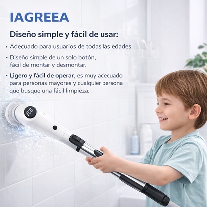Cepillo de Limpieza Eléctrico 9 en 1