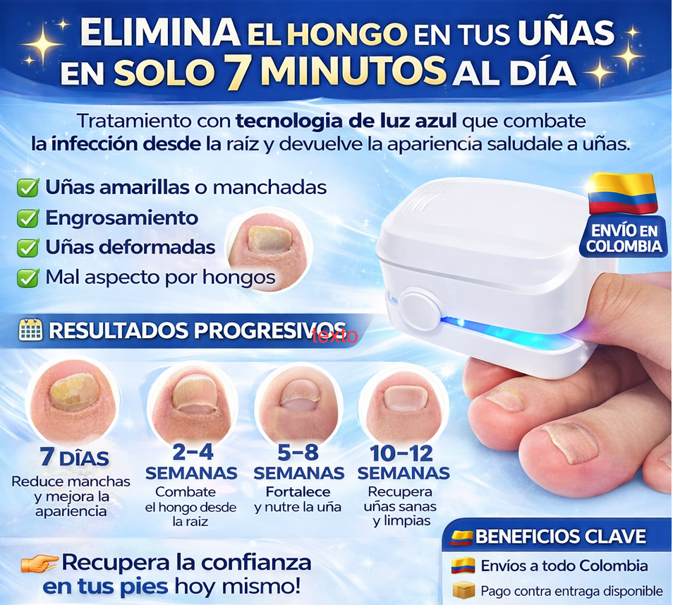 Lampara Laser De Uñas (Elimina Hongos)