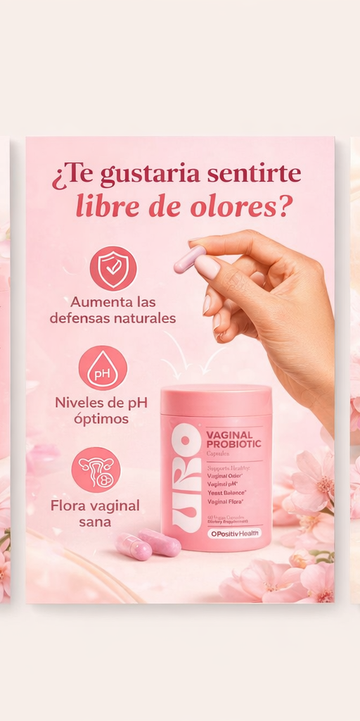 Probióticos Uro Vaginal Para Mujeres Ph